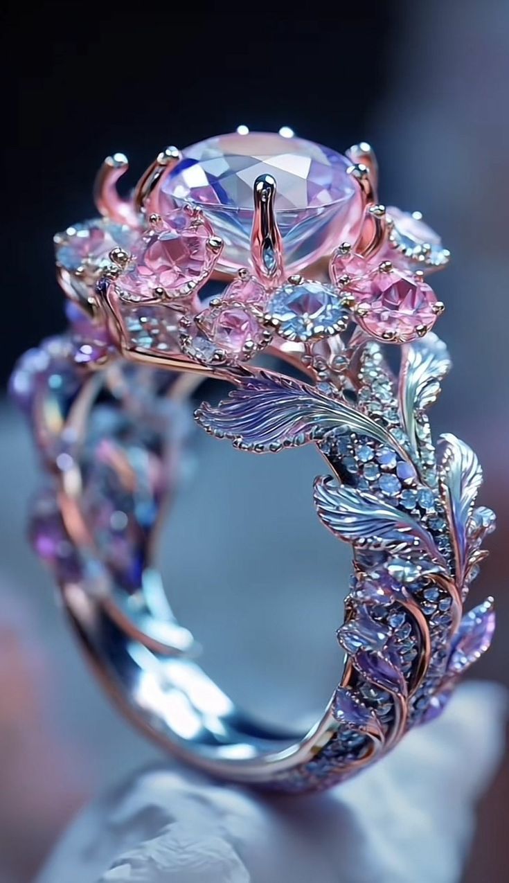 Véskara Blush Bloom Diamond Ring