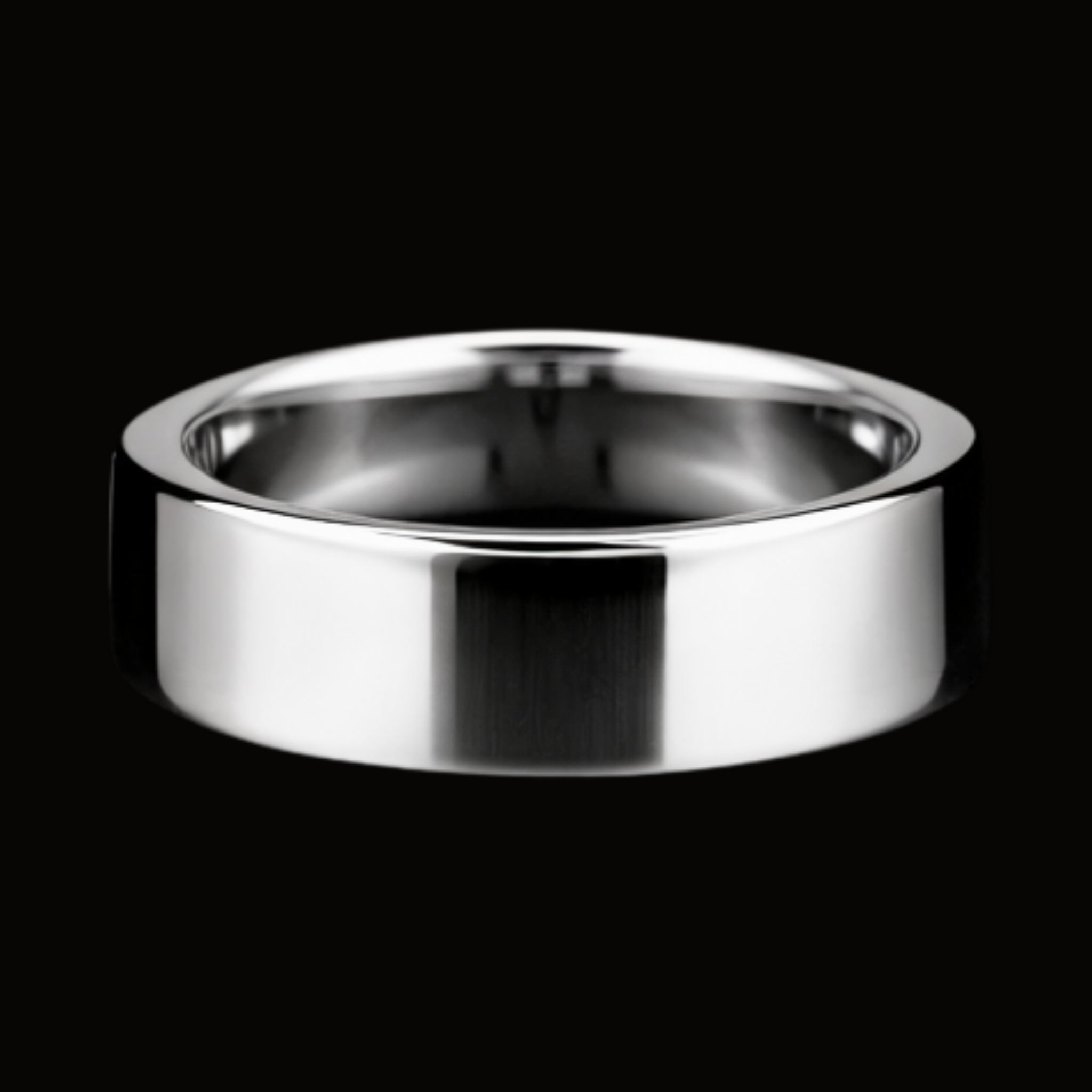 Véskara Classic Polished Men's Wedding Band