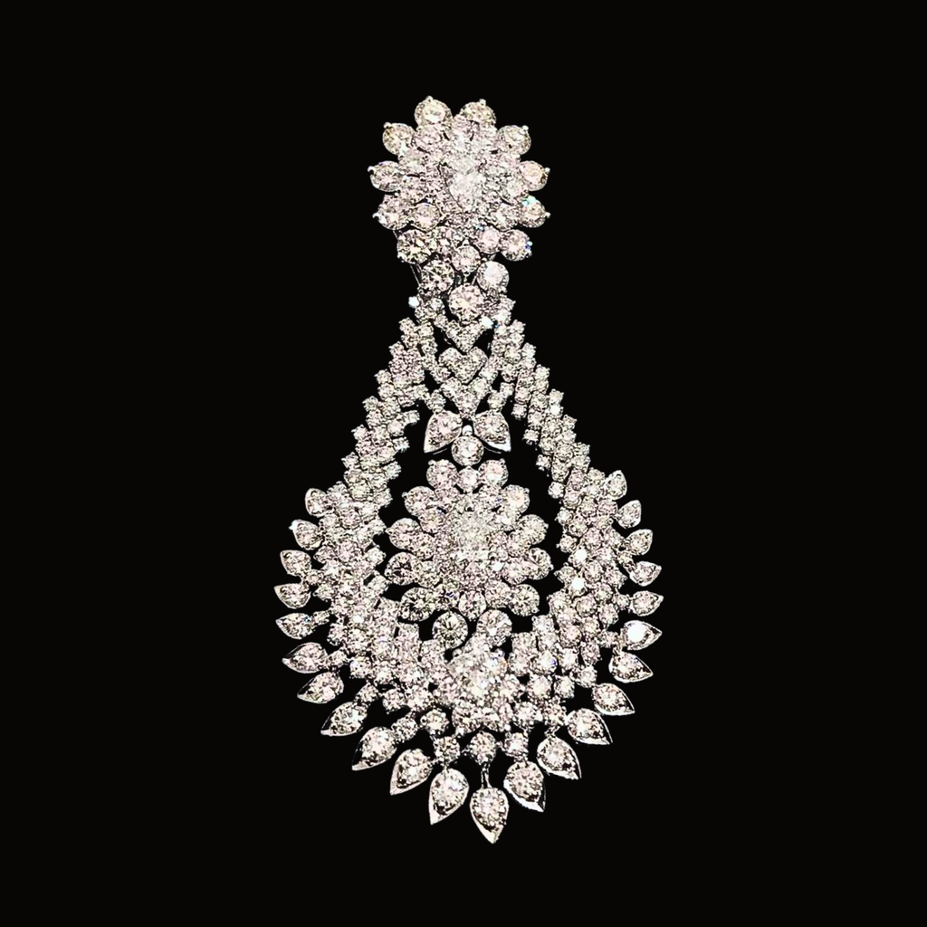 Véskara Aurora Diamond Statement Chandelier Earrings