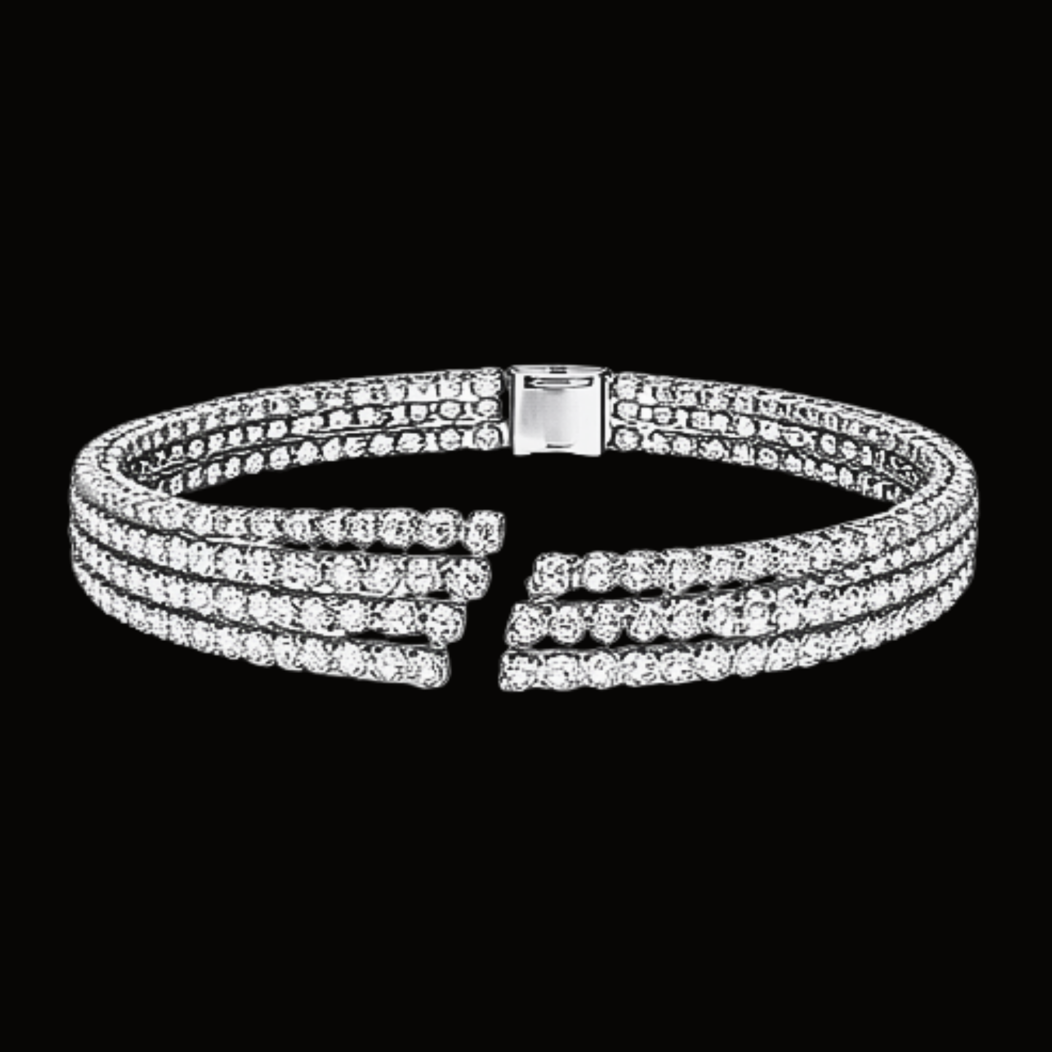 Véskara Lumina Layers Diamond Bracelet