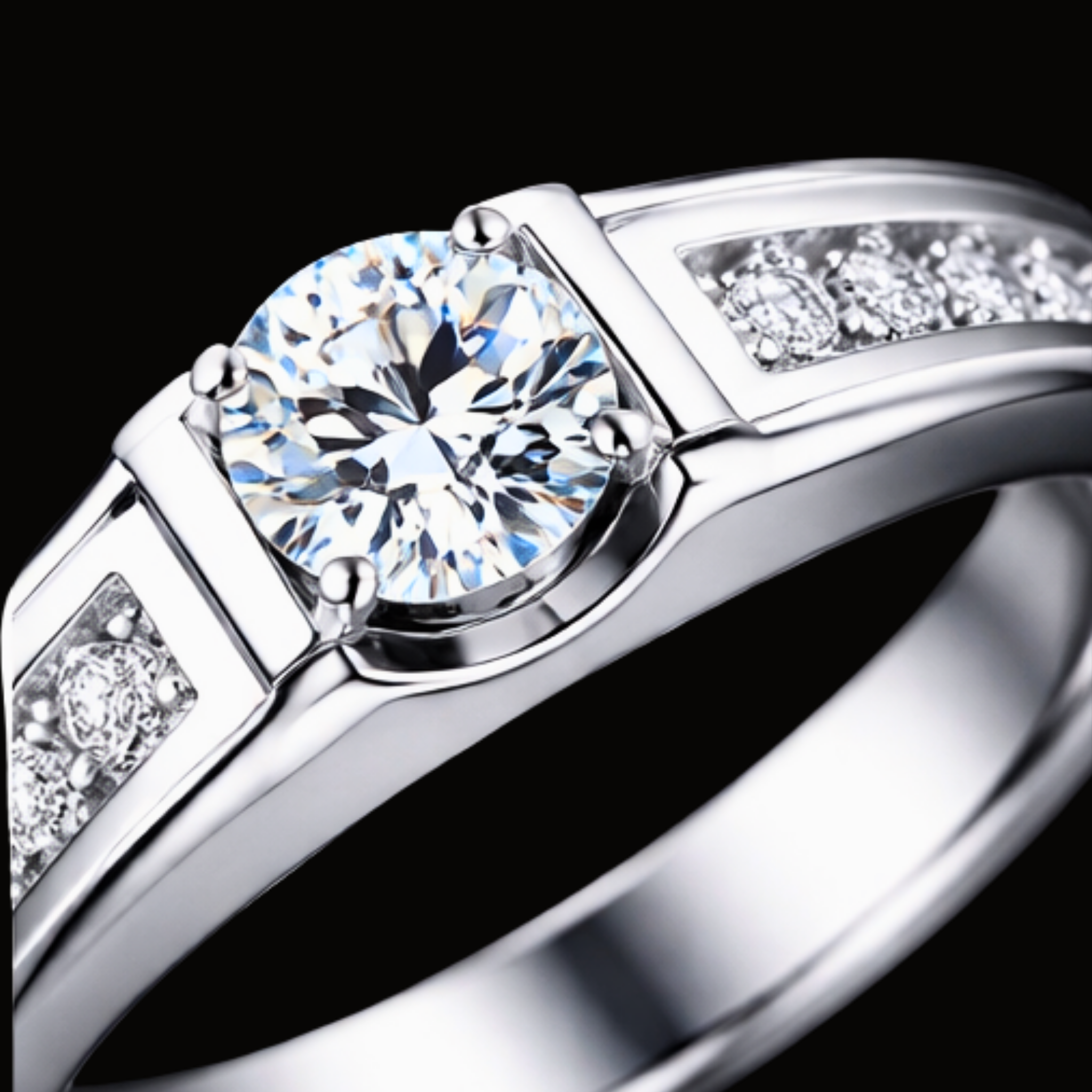 Véskara Eternal Unity Diamond Couple Rings – Classic His & Hers Matching Set