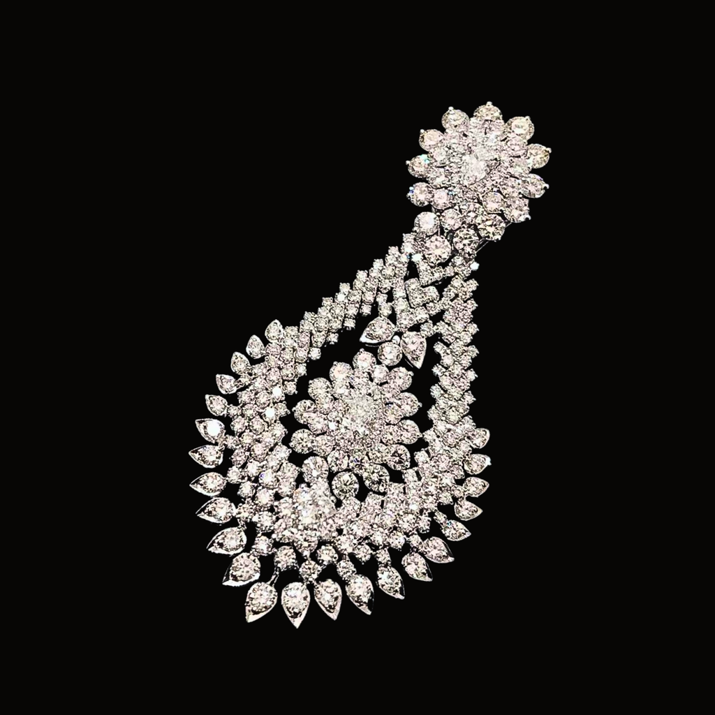 Véskara Aurora Diamond Statement Chandelier Earrings