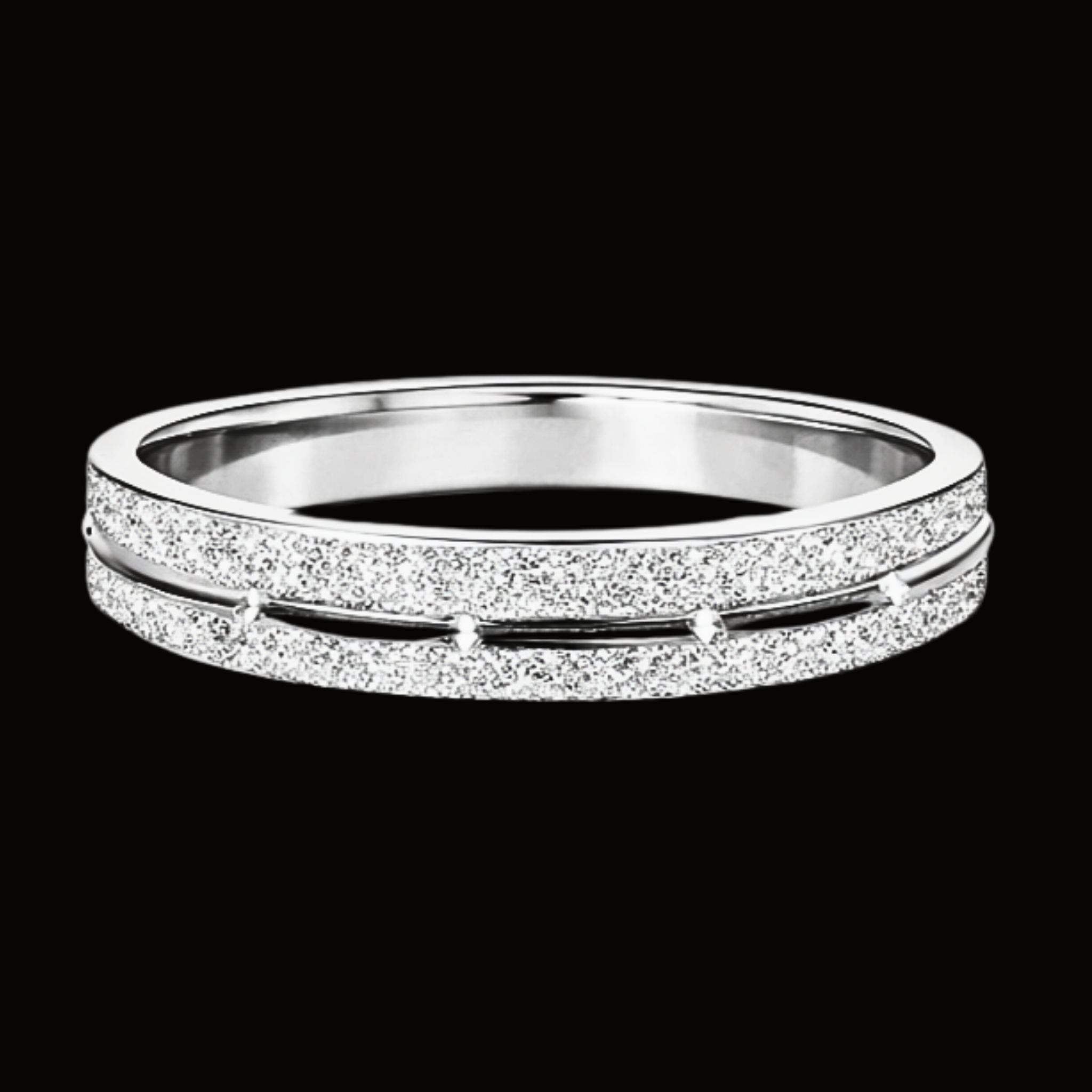 Véskara Diamond Pavé Stackable Ring Set – Luxury Layered Bridal Rings