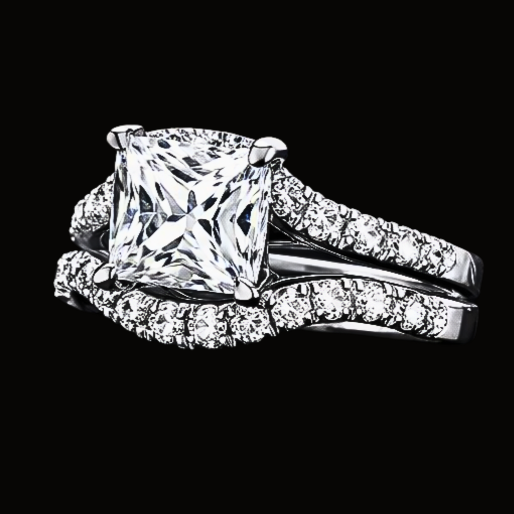 Véskara Celestial Solitaire Diamond Engagement Ring