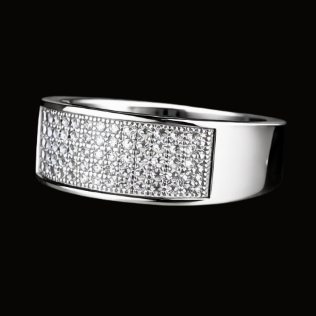 Véskara Classic Polished Men's Wedding Band