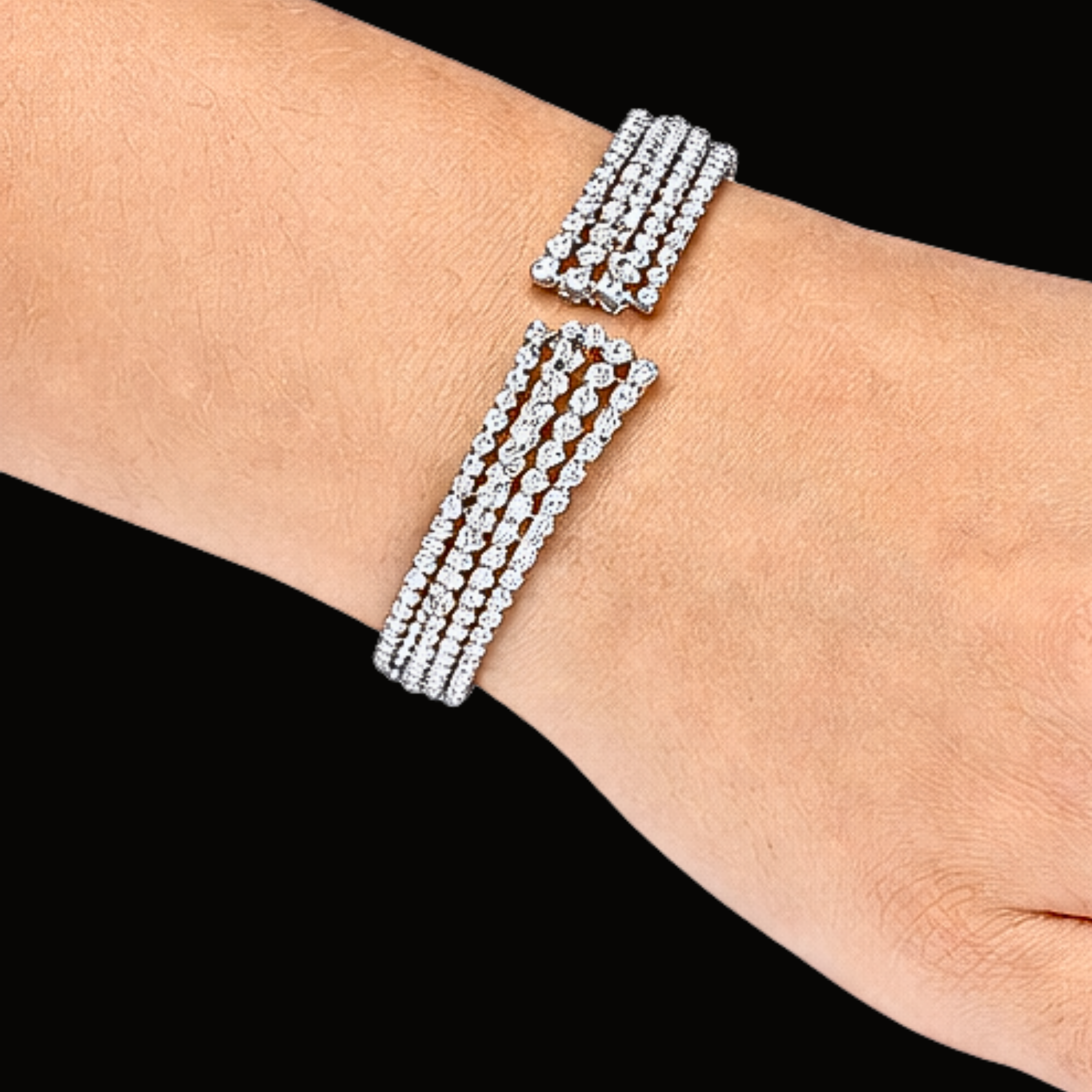 Véskara Lumina Layers Diamond Bracelet
