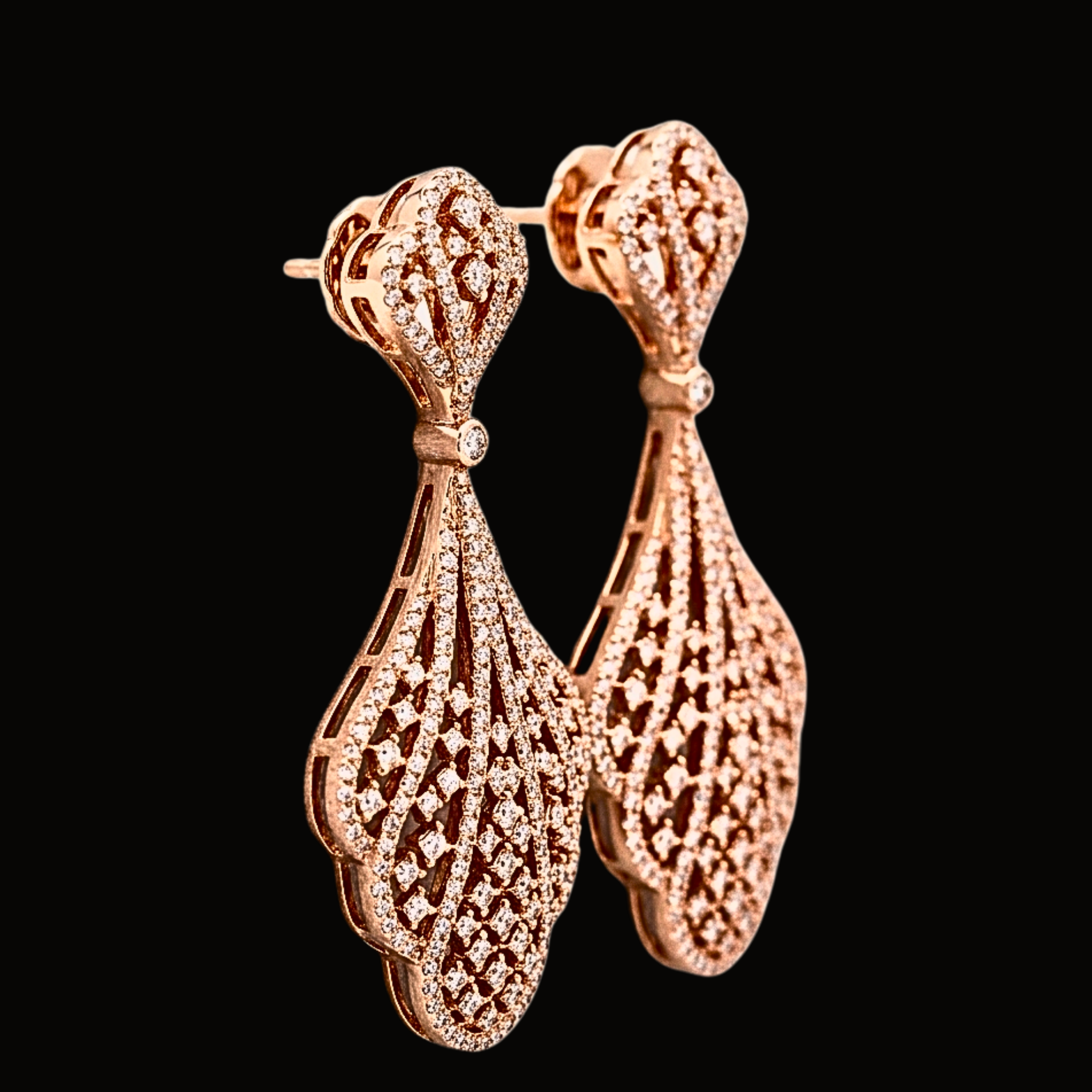Véskara Seraphine Lace Drops Earrings