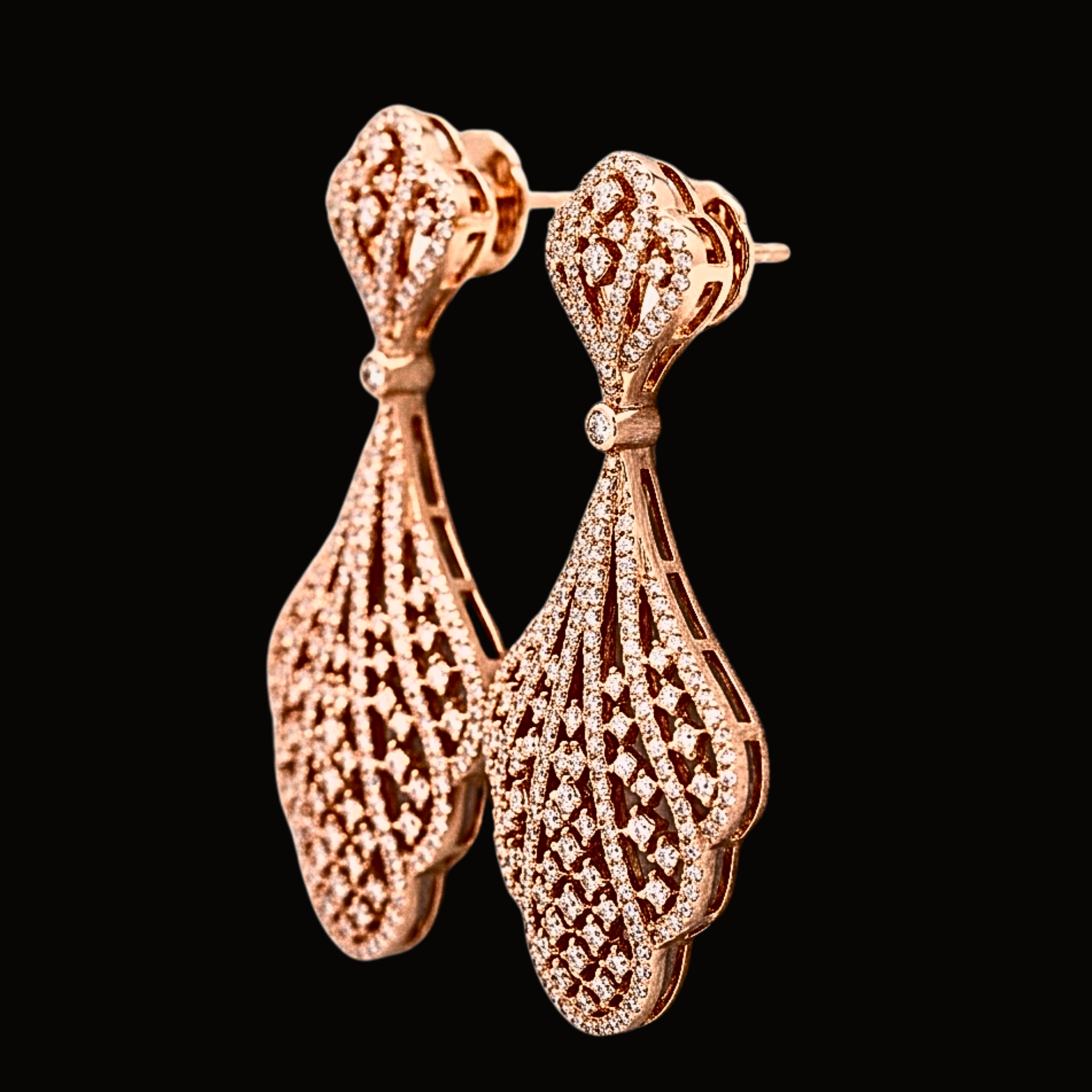 Véskara Seraphine Lace Drops Earrings