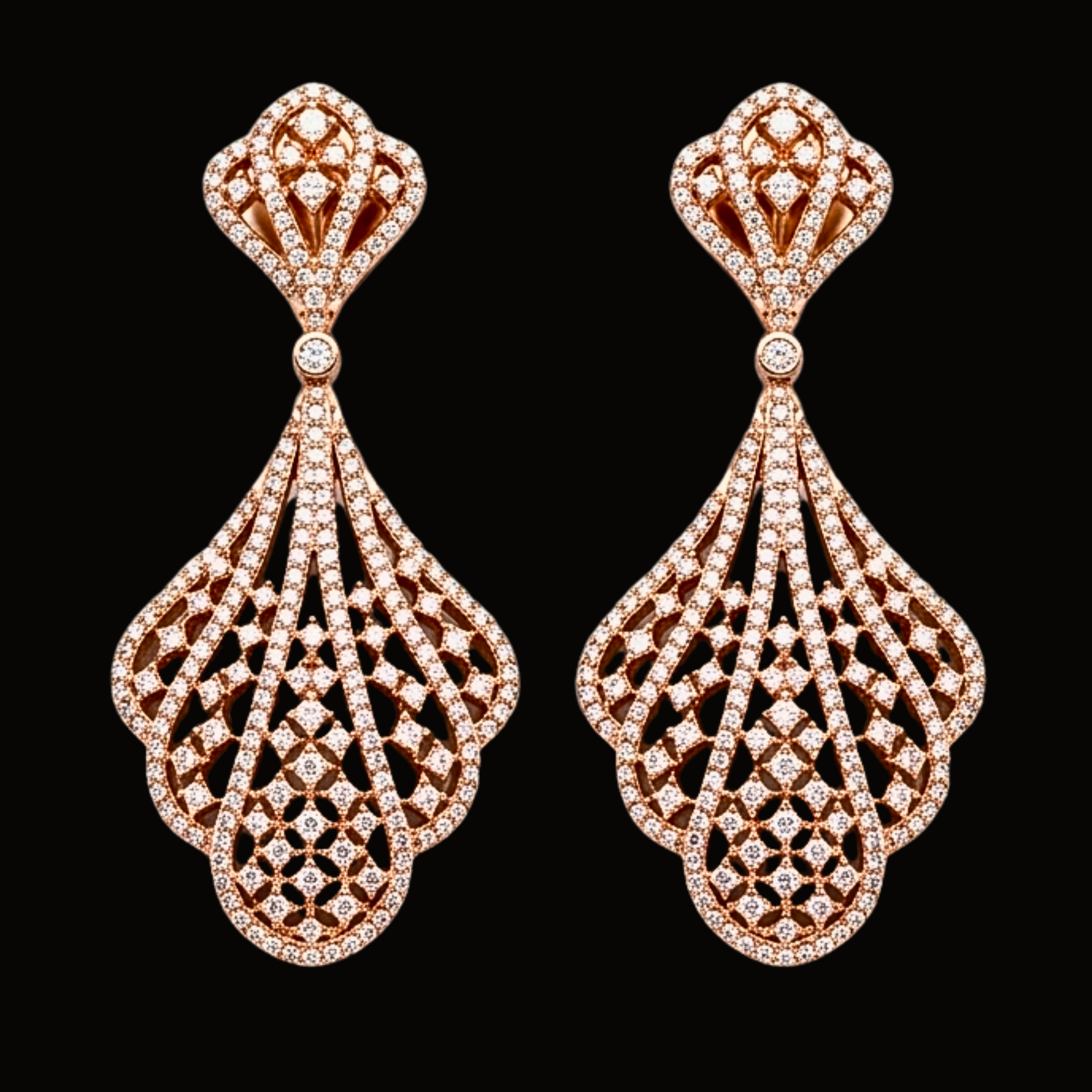 Véskara Seraphine Lace Drops Earrings