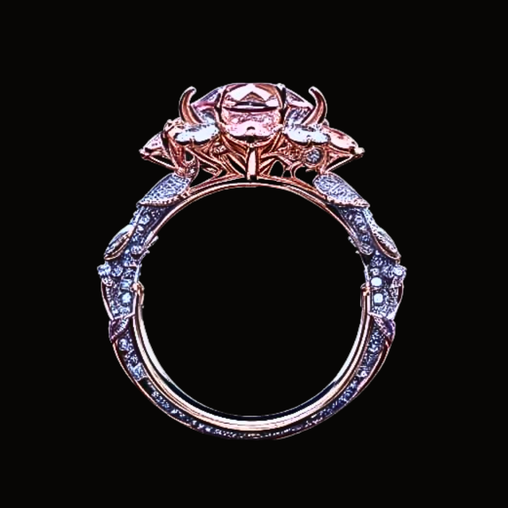 Véskara Blush Bloom Diamond Ring