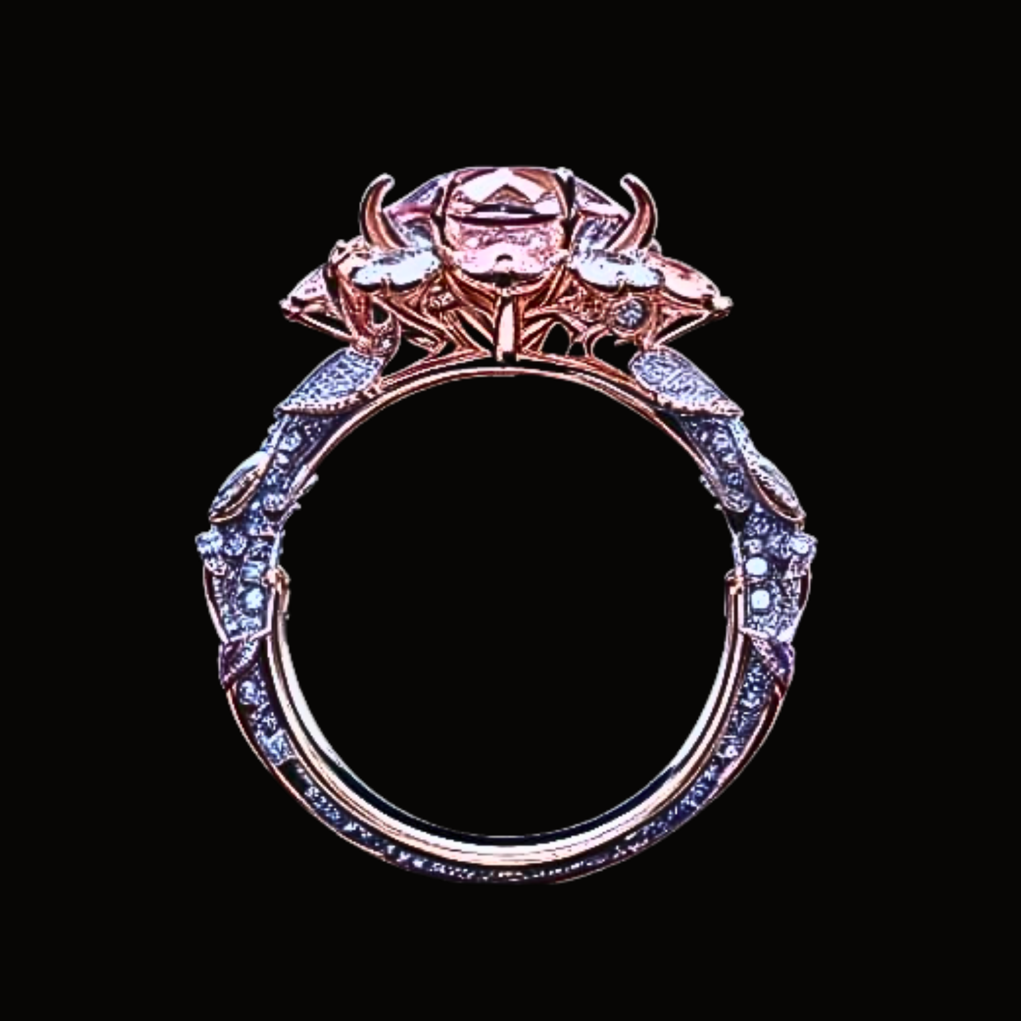 Véskara Blush Bloom Diamond Ring