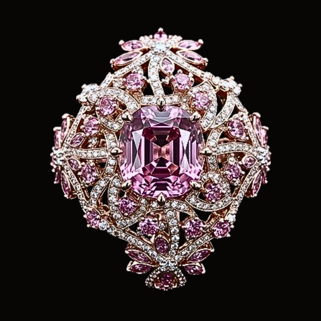 Véskara Rosé Blossom Diamond Ring