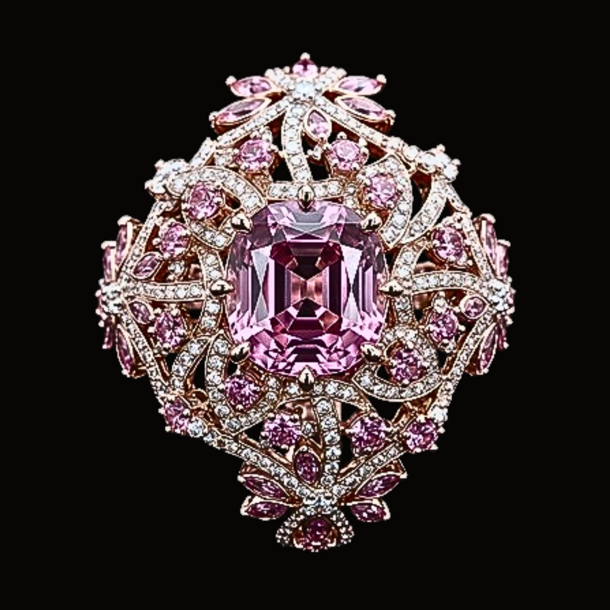 Véskara Rosé Blossom Diamond Ring